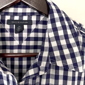 Gingham shirt dress sz M
